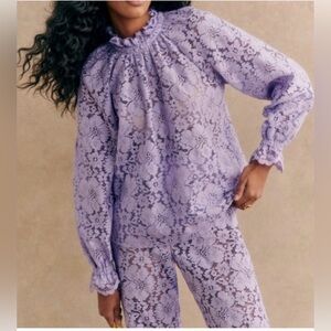 Chic Lavender Lace Set